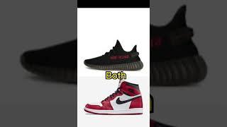 Jordan 1s vs yeezy 350s #fyp #sneakers #yeezy #jordan