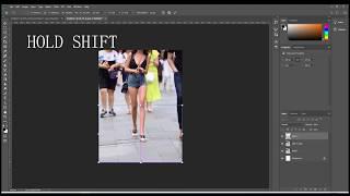 1 Minute PS Skill - How to Make Legs Longer in Photoshop