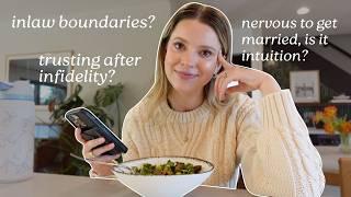 answering your advice questions (+ my morning routine) | boundaries, envy, confidence + marriage