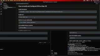 How to install and configure NVM on MacOS