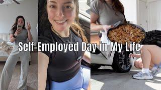 A Balanced Self-Employed Day in My Life | Client calls, editing, gym, car wash, chores