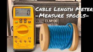 Measure wire spools , with this cable length meter from UEI CLM100 Test Instrument