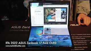 IFA 2022 ASUS Zenbook 17 Fold OLED