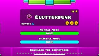 Geometry Dash | Clutterfunk | 100% Complete! | Daniel’s doodles