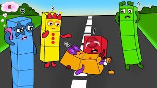 Noooo..!!! shouted Numberblocks 1 - Numberblocks fanmade coloring story