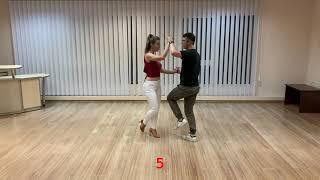 Ingvar & Kate - bachata Madrid Step in Shadow Position (2020)