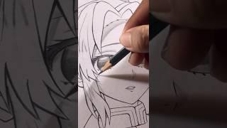 How to Draw Shinobu Kocho️ #demonslayer #shinobu #animeedit #drawing #shorts