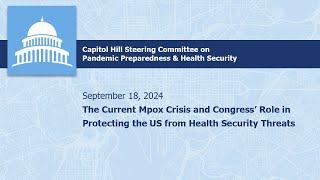 September 18, 2024: The Capitol Hill Steering Committee on Health Security