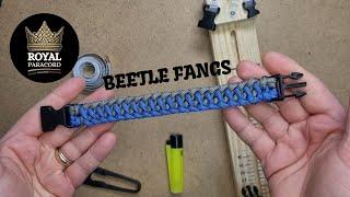 Bracciale in Paracord modello BEETLE FANGS -  How to make BEETLE FANGS Paracord Bracelet