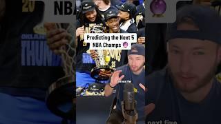 Predicting the Next 5 NBA Finals 