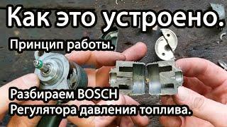Разбираем BOSCH Регулятора давления топлива. Принцип работы.