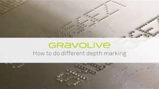 How to do different depth marking