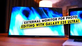 Top 5 External Monitors For Photo Editing With Galaxy S25 Ultra!