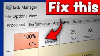 How Fix High CPU Usage 100% on Windows 10 (steps that work)