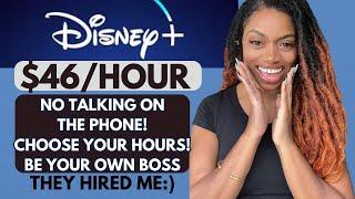 DISNEY IS HIRING I 5 REMOTE JOBS I NO INTERVIEW I SET YOUR OWN HOURS I WORK FROM HOME