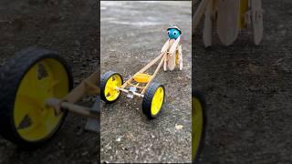 ide kreatif robot otok otok bertenaga #diy #creative #toys #unik #amazing #mainan #motor