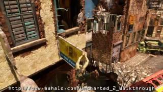 Uncharted 2: Among Thieves Walkthrough - Chapter 05: Urban Warfare Part 1 HD