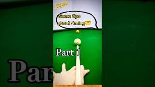 basic aiming tips for beginners #snooker #snookerworld #billiards