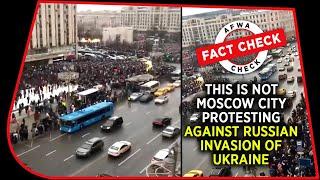 Fact Check: This Is Not Moscow City Protesting Against Russian Invasion Of Ukraine