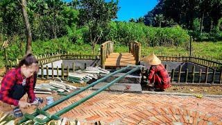 Time Lapse: Build New Log Cabin from Old House | Replace Rotten Bamboo | Full Project Ep.6