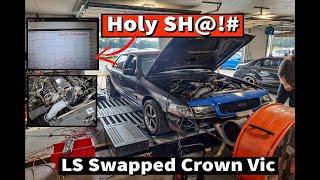 [Mach LSX]  LS Swapped, 6 Speed Crown Vic First Dyno Pulls and Test Drive! And it Absolutely RIPS!!!