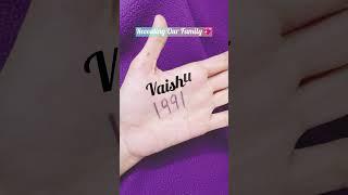 Revealing Our Family  #vijayandvaishu