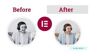 Transform Black & White Images to Original with Hover Effect in Elementor