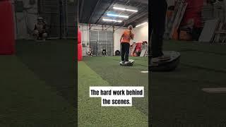 Rarely do others see the energy put in behind closed doors. #12u #softball #energy #training