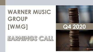 [WMG stock] Warner Music Group Q4 2020 Earnings Call (11/23/20)