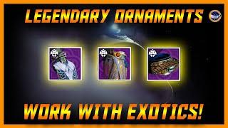 Destiny 2 - New Legendary Class Ornaments with Exotic Synergy!