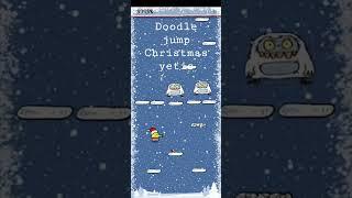 the doodle jump Christmas yeti