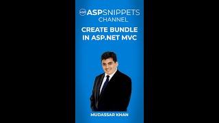 Create Bundle in ASP.Net MVC