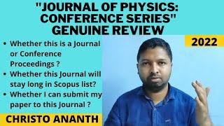 Christo Ananth - Journal of Physics: Conference Series - Review in English - Scopus Indexed Journal