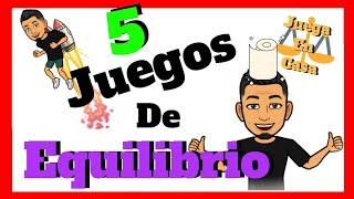 5 Juegos de EQUILIBRIO‍️ ESTÁTICO y DINÁMICO para NIÑOS Y NIÑAS