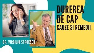 Durerile de cap - cauze si remedii | dr. Virgiliu Stroescu | Minute pentru sanatate