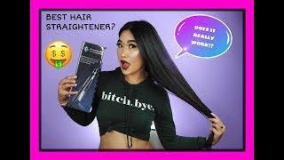 THE BEST STRAIGHTENER??? REVIEW AND FIRST IMPRESSION ON THE JINRI HAIR STRAIGHTNER!