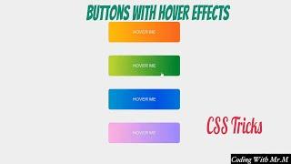 Button With Linear Gradient Effect Using CSS | CSS Tricks