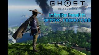 How to get unlimited health in Ghost of Tsushima || Unlimited arrow/ammo in ghost of tsushima pc ||