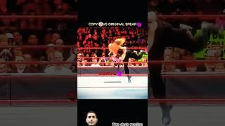 BRON BREAKKER  EVERY COPY SPEARS FROM ROMAN REIGNS ️ #wwe #romanreigns #spear #bronbreakker #viral