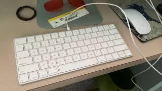 How to charge your iMac Desktop wireless Keyboard