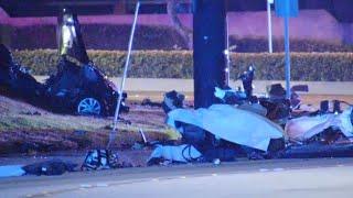 4 Killed in Violent Pursuit Crash in Upland