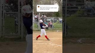 Another POV of Fia’s home run  #softball #crush #lightwork #gone #shorts