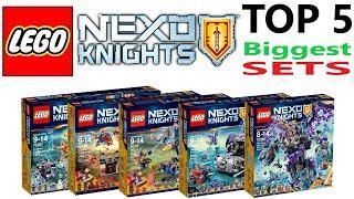 Lego Nexo Knights Top 5 Biggest Sets of all Time - Lego Speed Build Review