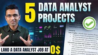 5 Projects for a Data Analyst Job | All Materials Included