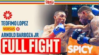 TIMES SQUARE TAKEOVER! Teofimo Lopez vs Arnold Barboza Jr | FULL FIGHT