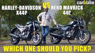 Harley-Davidson X440 Vs Hero Mavrick 440 | Comparison Review