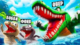 КРОКОДИЛЫ ГИГАНТЫ! СИМУЛЯТОР КРОКОДИЛА В ROBLOX