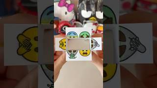 Diy Cute emojis #diy #craft #art #cute #papercraft #handmade #paper #crafts #drawing #fyp#shorts