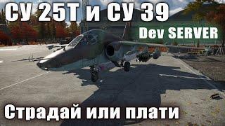 Су 25Т и Су 39 Dev Server Страдай или плати War Thunder