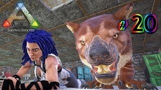 ARK Survival Evolved - (20) Спариваем и выращиваем львёнка, овец, микрораптора и не только